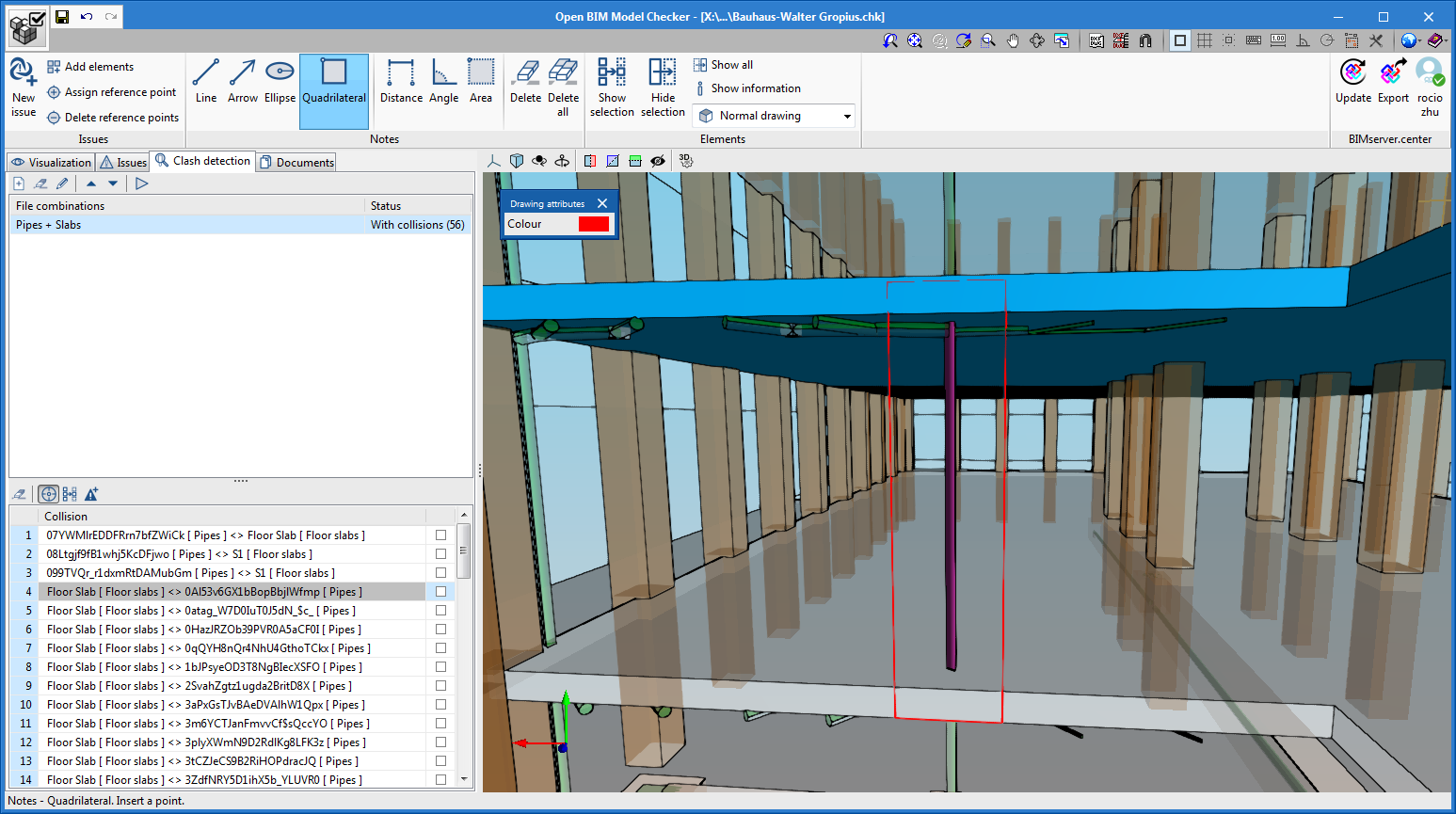 Open BIM Model Checker. Analysis and inspection of BIM models